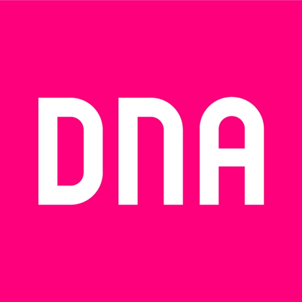 dna:n logo, joka on samalla linkki