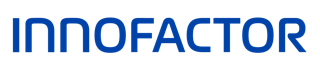 innofactorin logo, joka on samalla linkki
